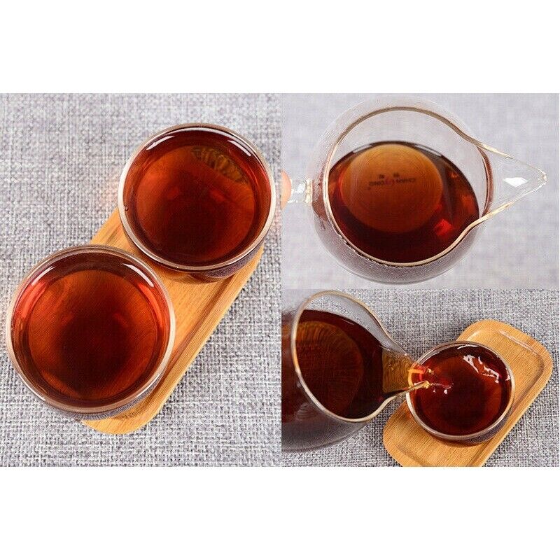 357g Yunnan Seven Cakes Puerh Tea Menghai Brown Chen Xiang Cakes Ripe Tea