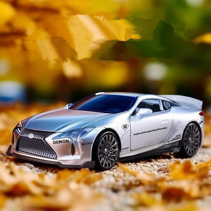 1:32 Lexus LC500 Druckguss Modell Auto Spielzeug Fahrzeug Legierung Sportwagen Soundlicht Geschenk-