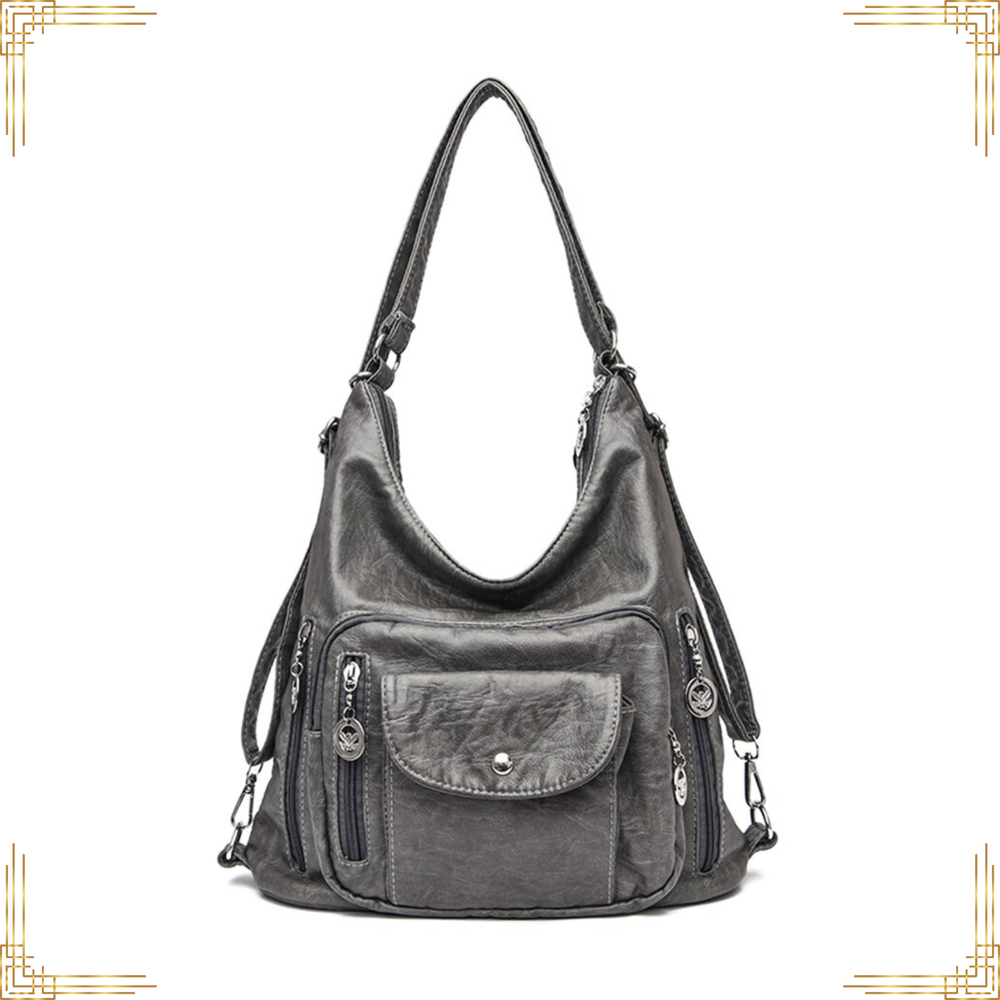 Women LUXURY Leather Handbag Vintage Crossbody Shoulder Bag Female Casual Tote