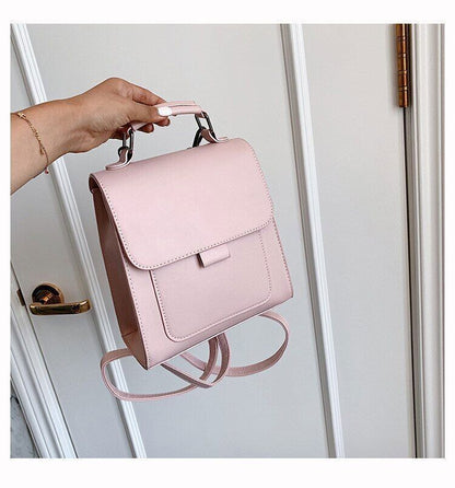 PU Leather Backpack Women Shoulder Bags Back Pack Travel Female School Bags