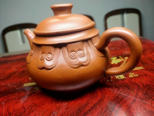 Chinese Yixing Zisha Clay Handmade Exquisite Teapot（佛韵 底款：徐汉棠）