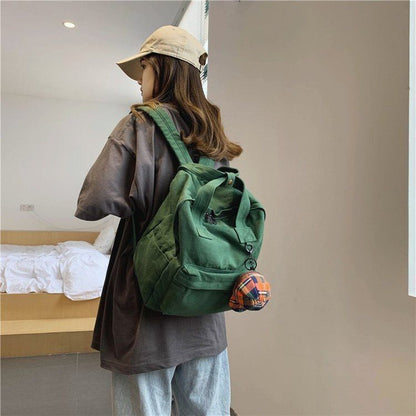 Women Backpack Fashion Solid School Bag Teenage Backpacks Travel 36*30*16cm 1 PC