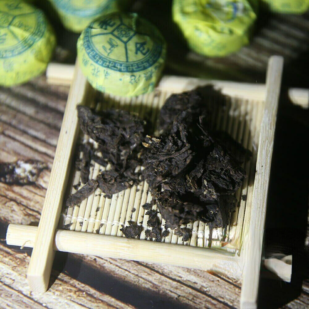2015 Yunnan Tuocha Tea Chrysanthemum Aroma Ripe Mini Pu Erh Tuo Cha Tea Laocang-