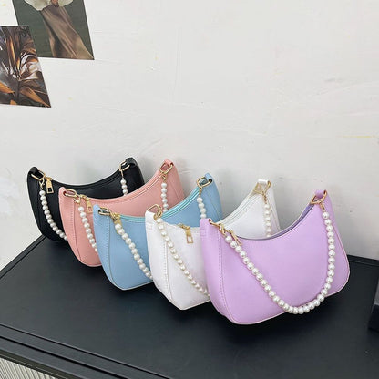 Synthetic Leather Shoulder Bag Underarm Purse Small Handbags Purse 20*15*6.5 CM