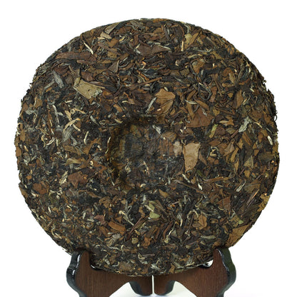 360g Remote Mountain Wild GongMei Tribute Eyebrow Aged Cake White Tea