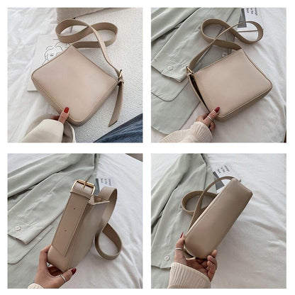 PU Leather Bucket Bags Women Crossbody Shoulder Bags Handbags Women's