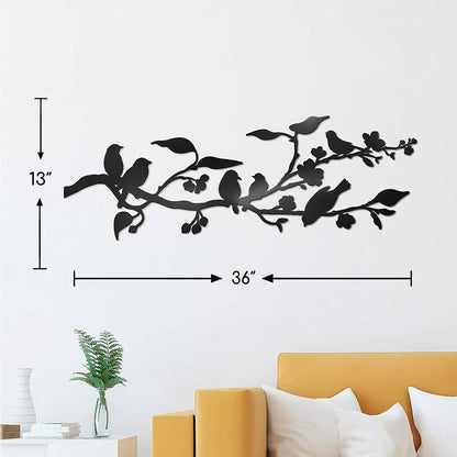 Metal Birds Wall Decor Art Birds on A Wire Metal Bird Wall Artwork Wall Stickers