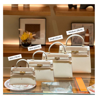 19/22/25/28 Real Leather Flap Handbag Tote Briefcase Fashion Purse Shoulder Bag