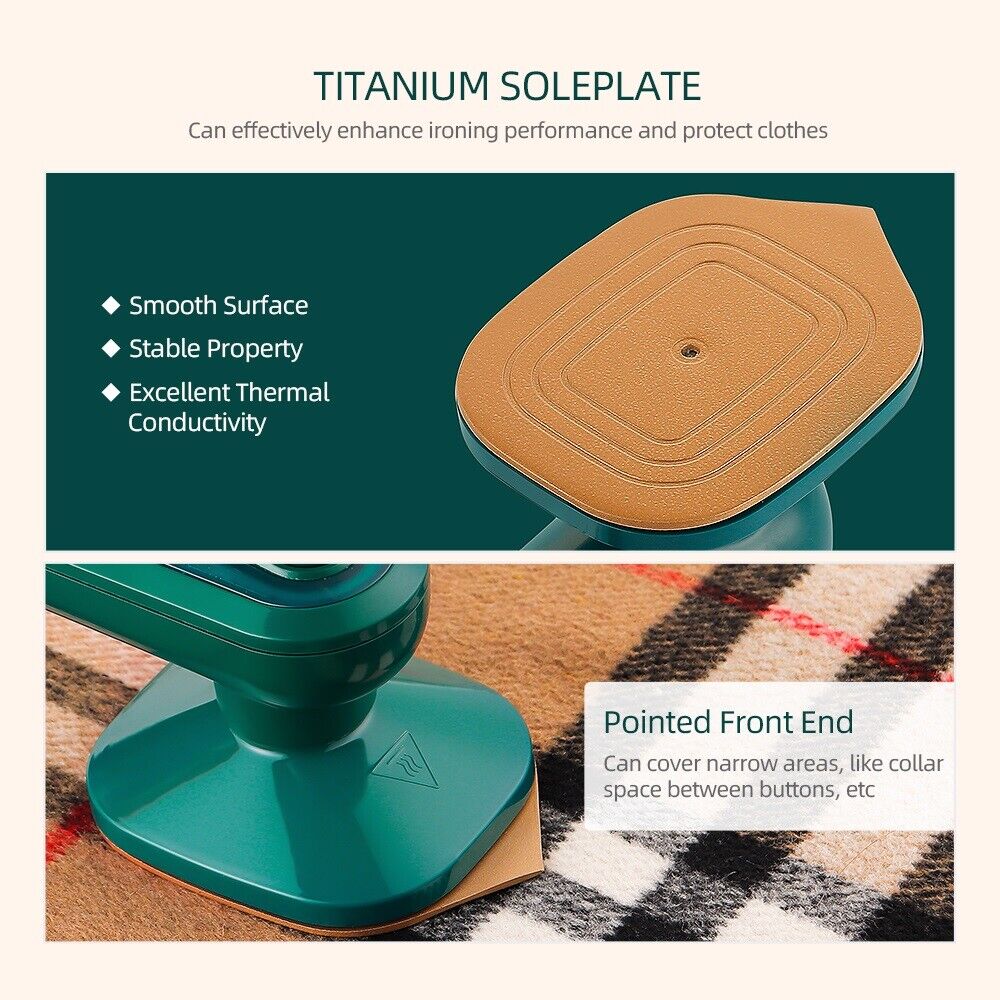 Portable Handheld Garment Steam Iron Mini Electric Clothes Steamer - Thumbnail 5