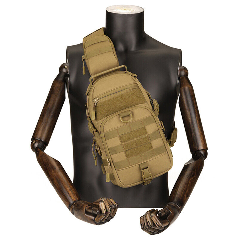 Tactical Sling Chest Pack Nylon Shoulder Bag Men Crossbody Bag Military Bag