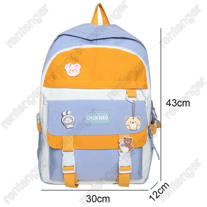 Laptop Backpack Women Bag Ladies Travel School Bag Student Female