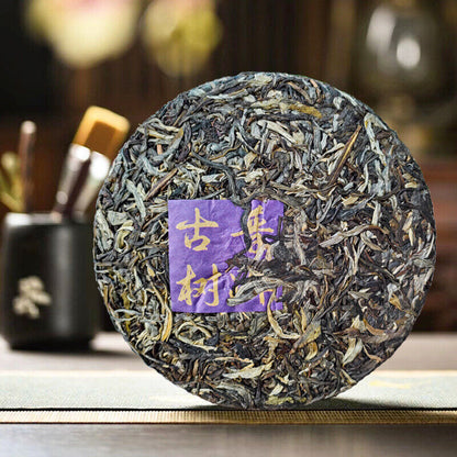 Royal Tribute Tea Manzon Ancient Puerh Raw Tea Kunming Dry Storage 357g/12.59oz