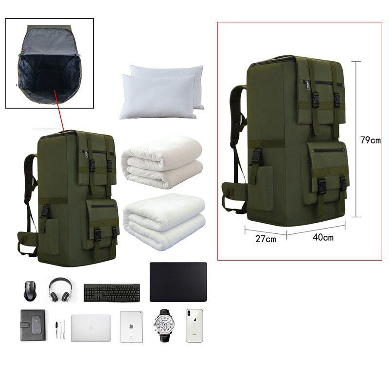 Men Hiking Bag Camping Backpack Outdoor Climbing Travel Tactical Bags Shoulder