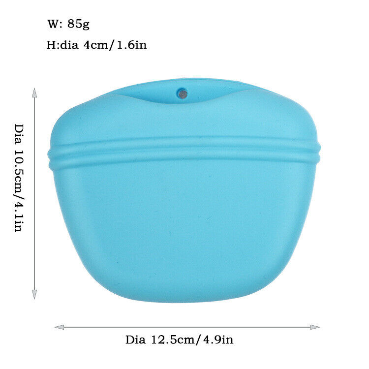 Safe Silicone Dog Treat Bag Pouch For Dog Walks Belt Custom Dog Treat Bags