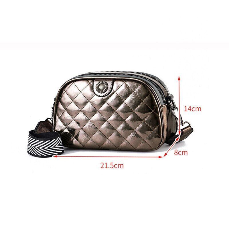 PU Leather Women Bags Handbags Women Bags Wide Strap Ladies Shoulder Bag