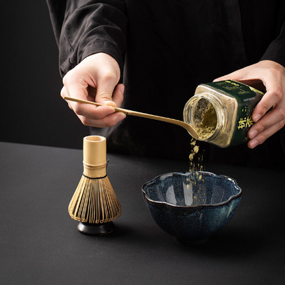 Ceramic Matcha Kit Matcha Bowl and Bamboo Whisk