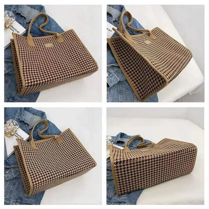 Tote Women's Bag Canvas Bag Solid Simple Shoulder Bag Multifunctional Handbag