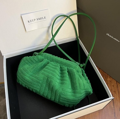 women towel embossed clutch bag handbag clutch bag capacity striped bag