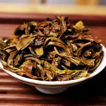 357g Yunnan Raw Pu-erh Tea Cake 2022 Banzhang Peacock Sheng Pu'er Tea Puerh Tea
