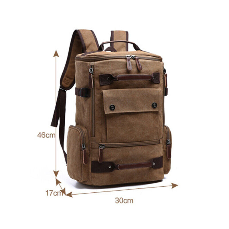 Men's Backpack Canvas Backpack School Bag Travel Bags Backpack Backpack Bag