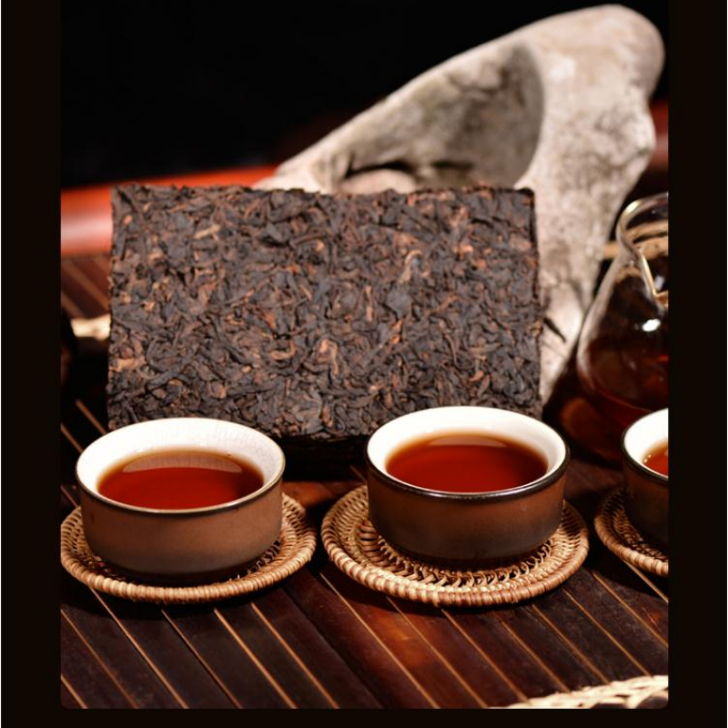 1000g 2011 Year Puerh Ripe Tea Brick Yunnan Ancient Tree Pu-erh Cooked Brick Tea