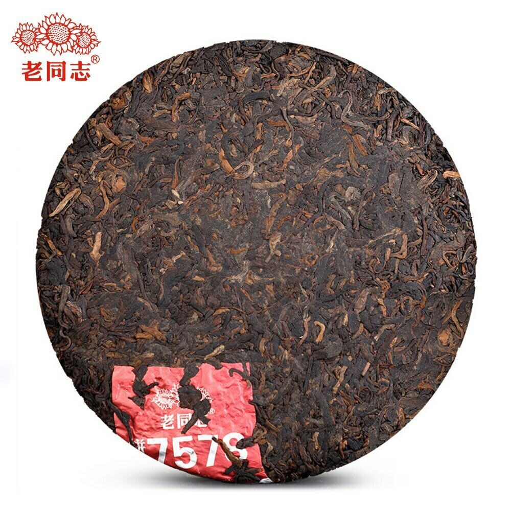 Haiwan Ripe Puerh 7578 Batch Menghai Puerh Shu Puer Tea Cake 357g