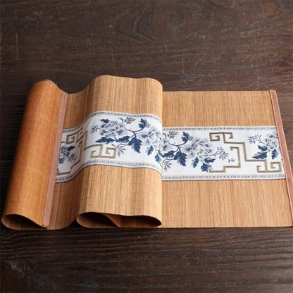 Bamboo Linen Tea Table Mats|Tea Cloth|Tea Runner|Tea Accessories