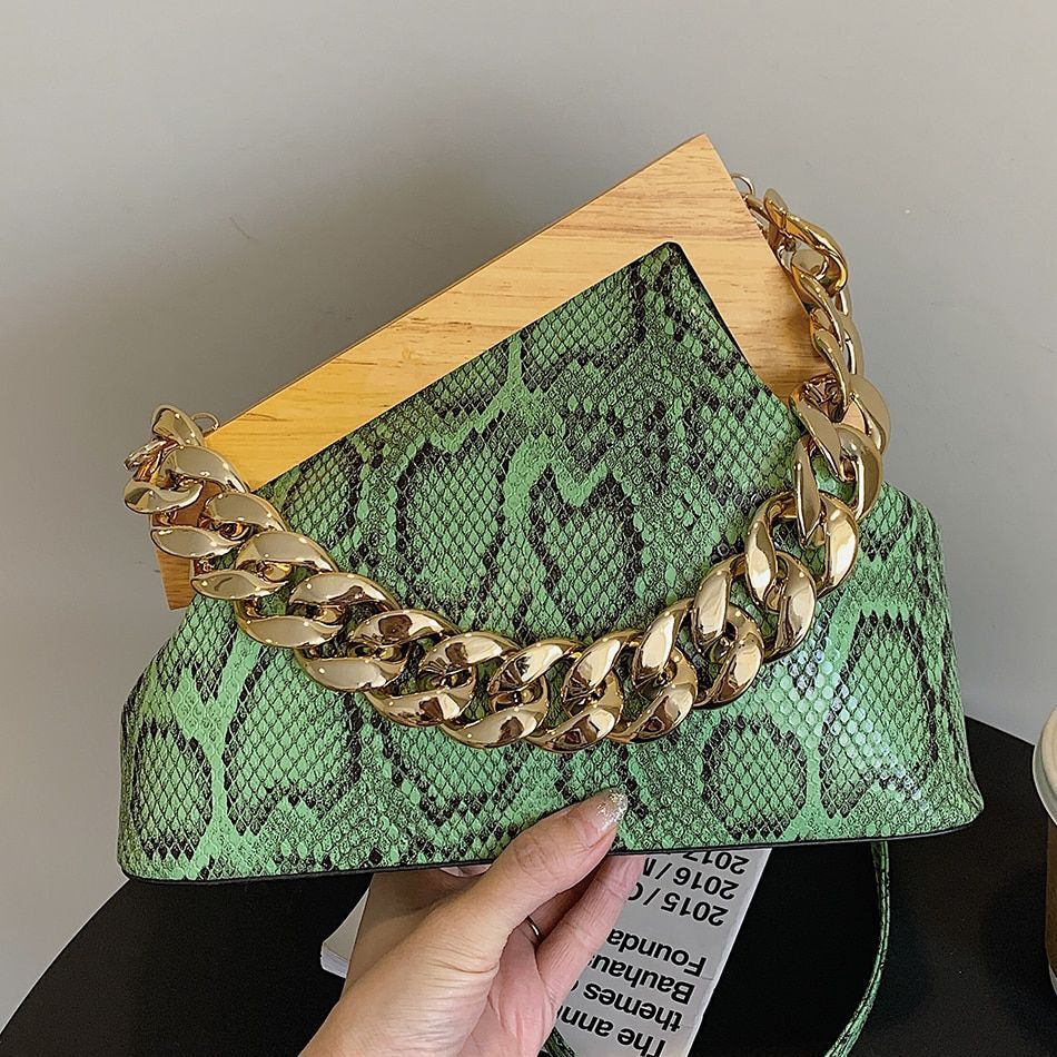 Vintage Evening Party Clutch Synthetic Leather Shoulder Crossbody Bags Handbags