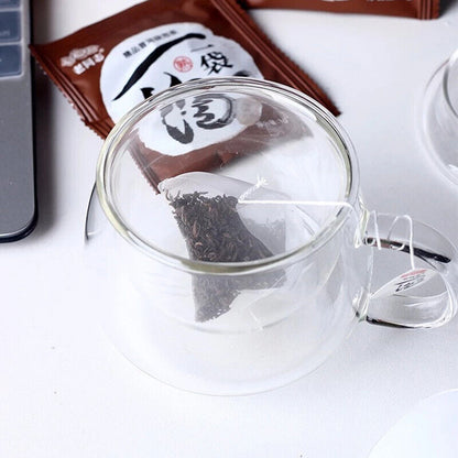 15Bags/Box Lao Tong Zhi Ripe Puer Tea Bag Fast Brewing Haiwan Top-grade Puer Tea
