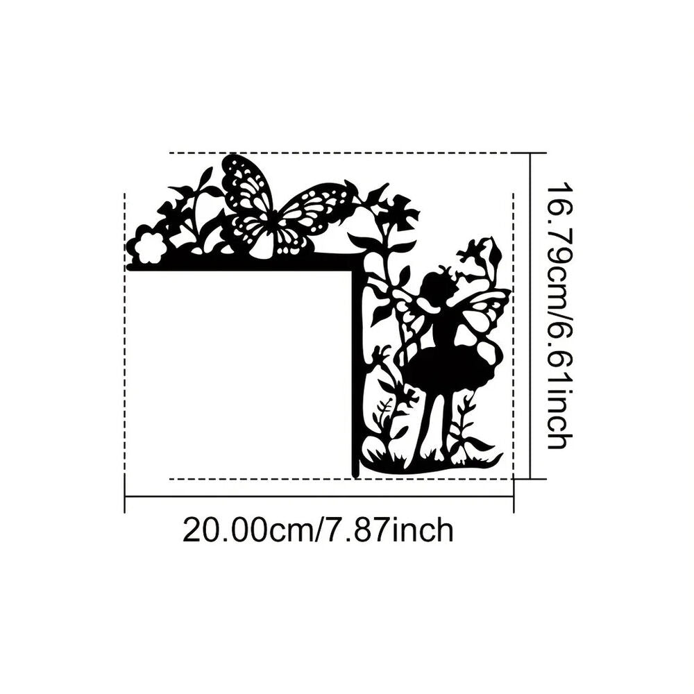 1pc Metal Elf Decoration Wall Sticker Door Corner Decoration,Door Frame Corner