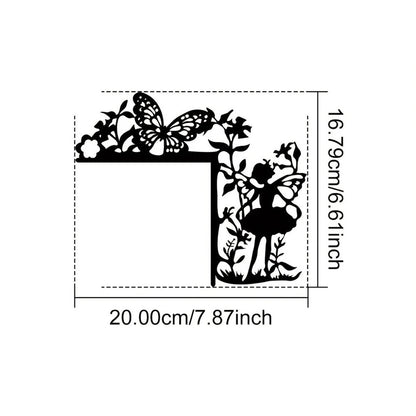 1pc Metal Elf Decoration Wall Sticker Door Corner Decoration,Door Frame Corner