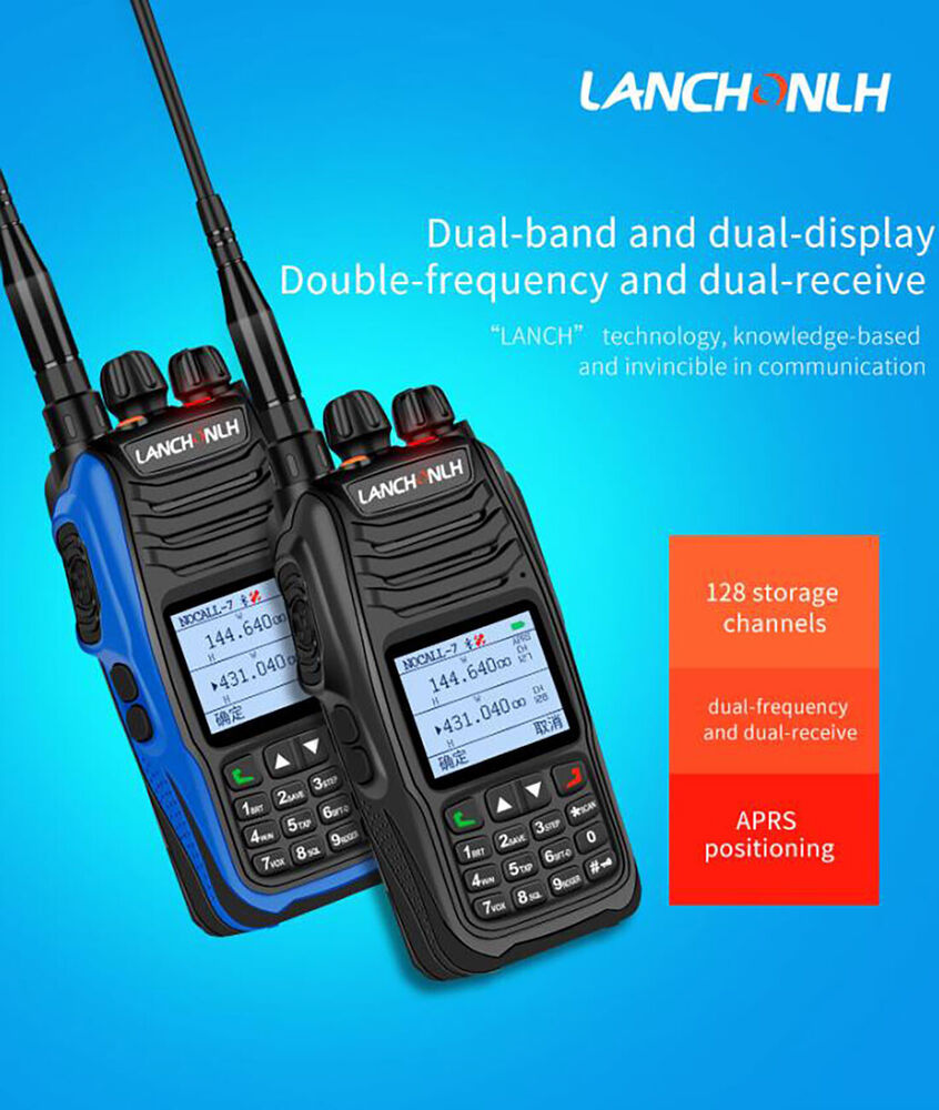 HG-UV98 Bluetooth Dual-Band UHF VHF APRS Walkie talkie Positioning Track GPS