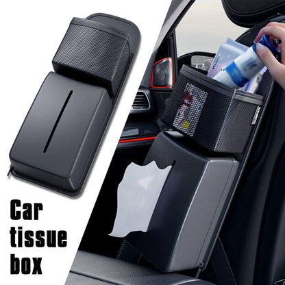 Car Seat Side Storage Bag Hanging Organizer Auto Seat Box for Tissue Phone Keys