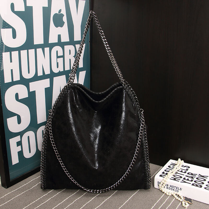 Frosted Material Handbag Woven Foldable Shoulder Women Multi-Funcation Bag Big