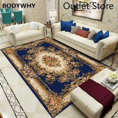 Europe Nodric Carpets Room Carpet Flower Sofa Rug Floor Mat Palace Soft Rugs ##