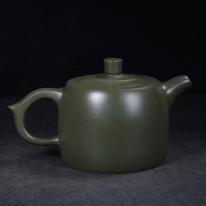Vintage Chinese Yixing Purple Clay Teapot Zisha Ceremony Collectible Calligraphy