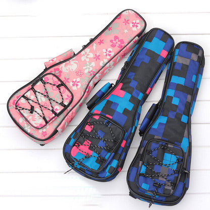 Waterproof Padded Ukulele Backpack Protective Storage Bag Mandolin Carry Case