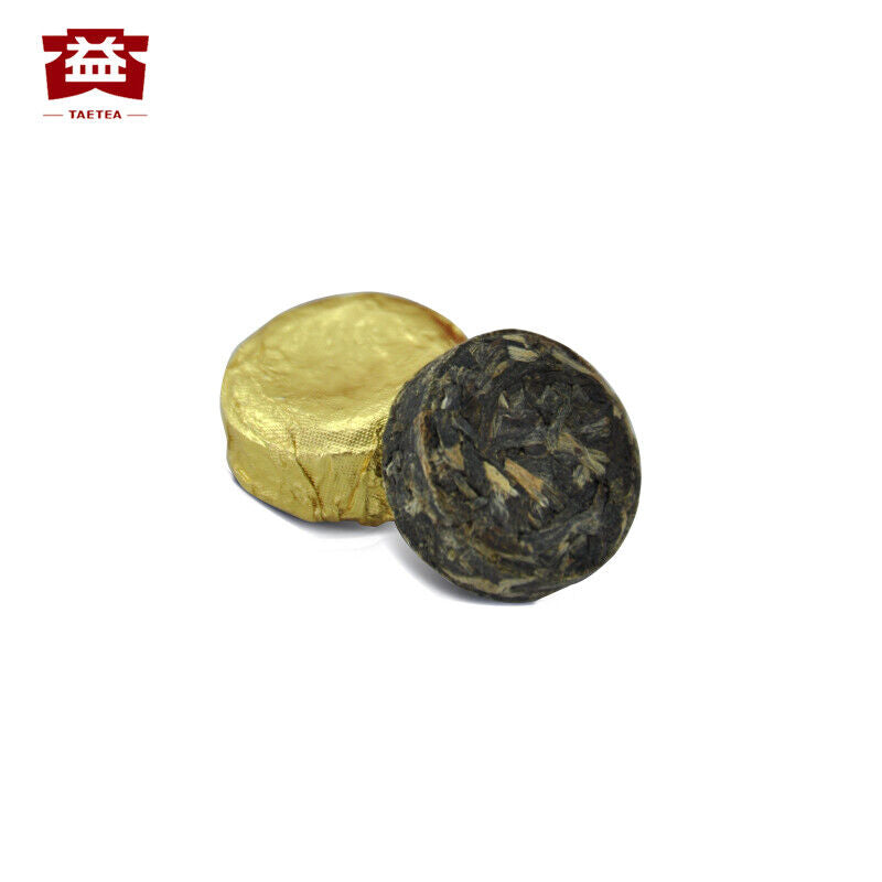 TAETEA Brand Dayi Zheng Pin Xiao Jin Tuo Pu-erh Tea Tuo 36g Raw Pu'er Tuocha