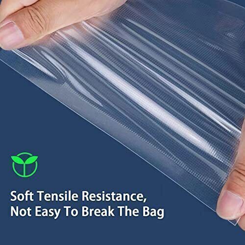 Vacuum Sealer Bags 8x20' Rolls 2 pack for Food Saver Seal a Meal Weston BPA Free