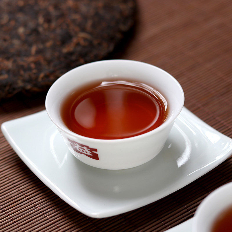 357g Qing Xiang Yunnan Dayi Ripe Puer Tea Cake TAETEA Pu-erh Pu Er Shu