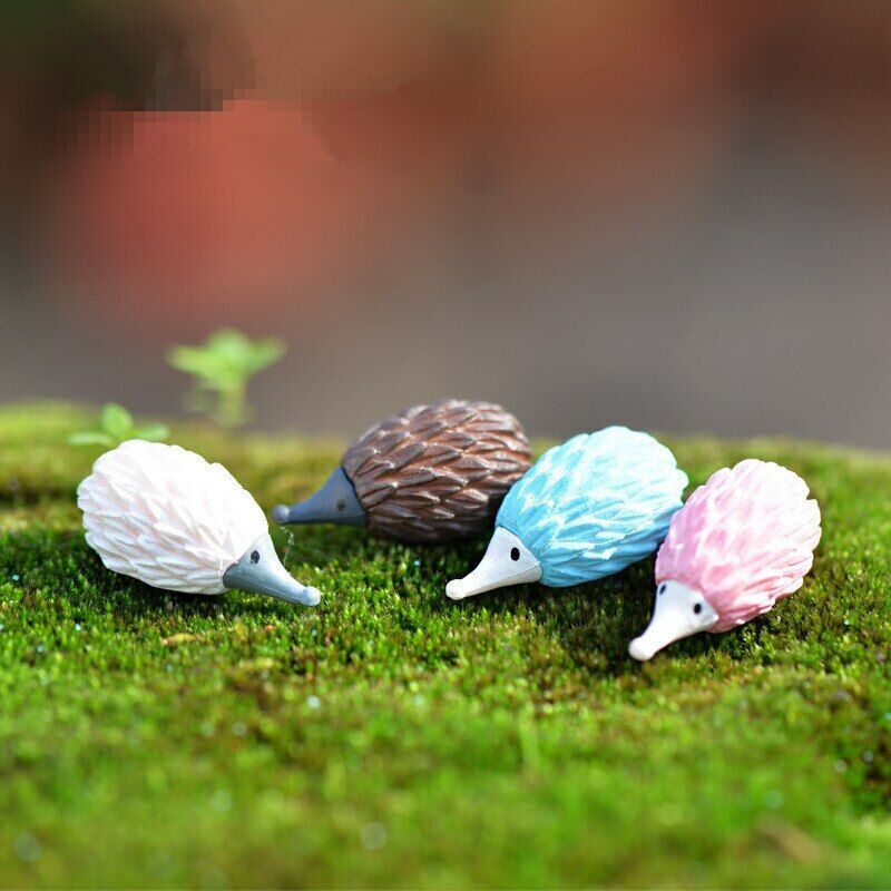 Moss Micro Landscape Garden Deco Mini 8pcs Color Hedgehog Decoration Supplies