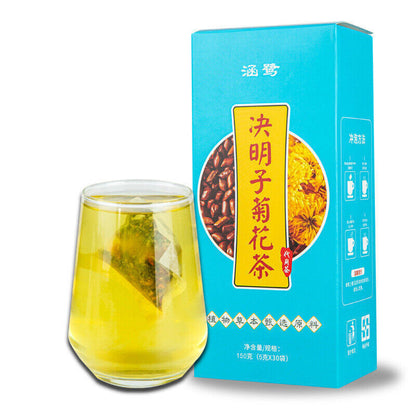 Chrysanthemum Cassia Herbal Tea 5g*30 Bags Juhua Juemingzi Herbs Tea Health Care