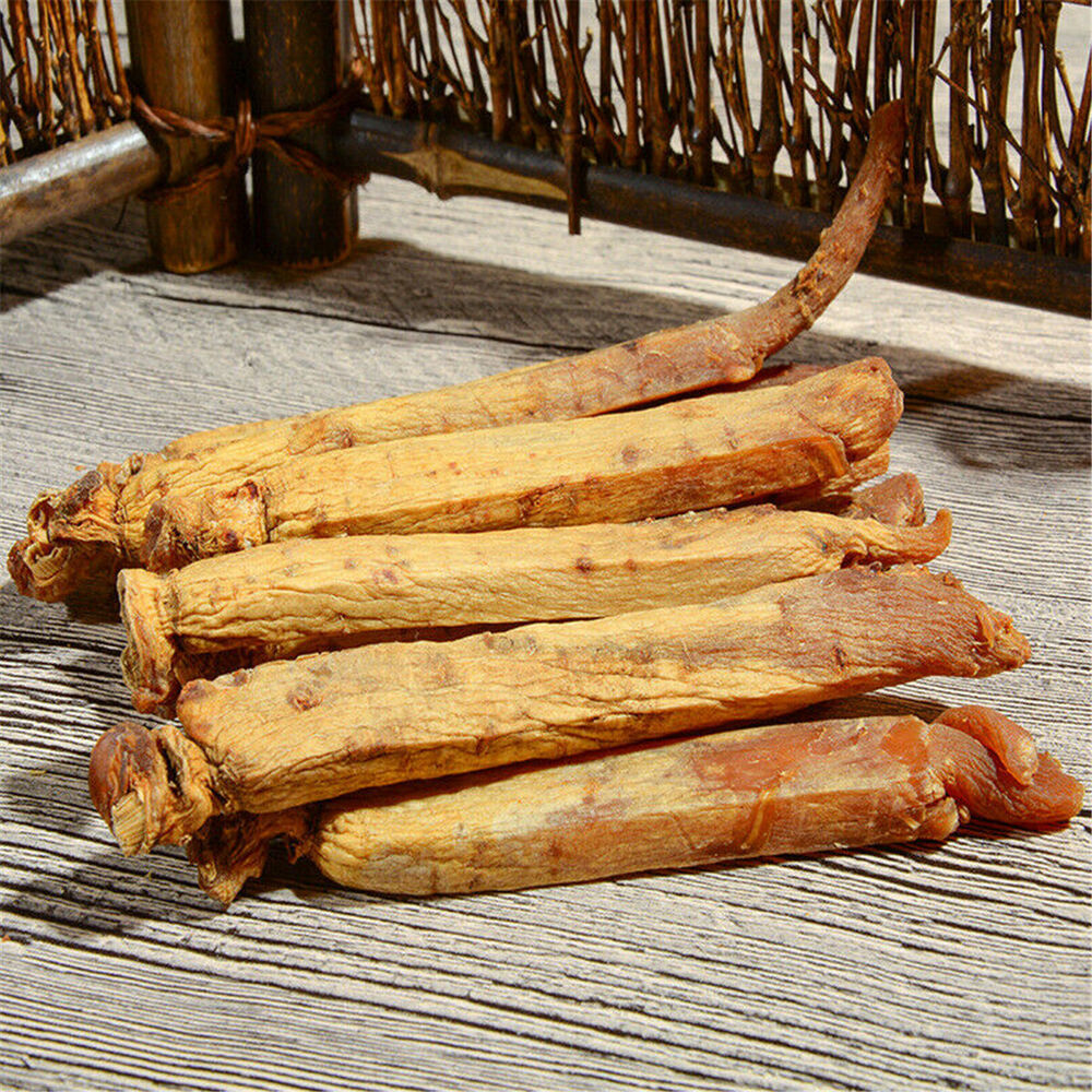 Dry Ginseng Root Red Ginseng Root 10 Years Chinese Herbs Herbal Tea Healthy Food
