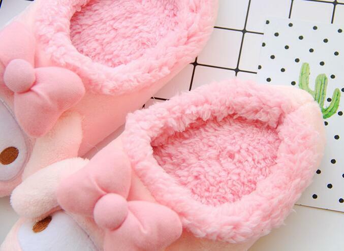 Super Cute My Melody Women Winter Home Soft Plush Slippers Shoes (US size 6-8)