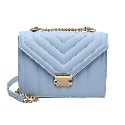 Strip Chain Shoulder Crossbody Bag Women Ladies Bag Female Handbags