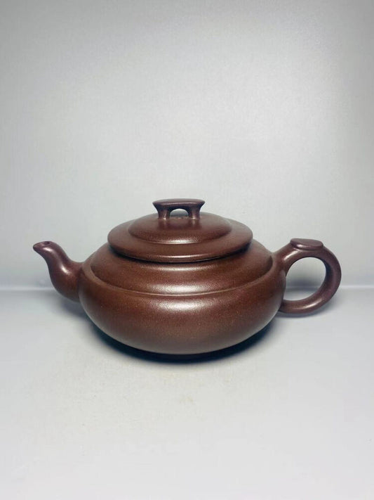 Chinese Yixing Zisha Clay Handmade Exquisite Teapot(上新桥 底款：顾景舟)