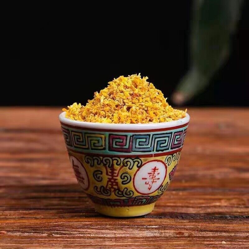 80g Natural Osmanthus Herb Flower Tea Fragrant Whole Osmanthus Herbal Floral Tea