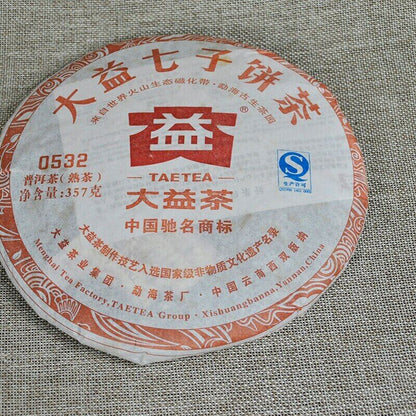 TAETEA 0532 * 2012 Year Menghai Dayi Tea Beeng Pu-erh Puer Tea 357g Ripe 201