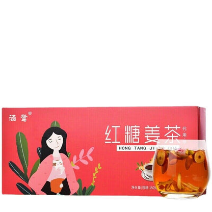 150g Chinese Women's Health Herbal Tea Brown Sugar Ginger Tea Hongtang Jiangcha