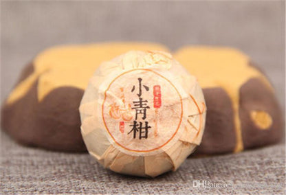 100g Yunnan Puerh Tea Xinhui Orange Puer Cooked Tea Small Green Citrus Organic